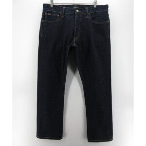 Ralph Lauren Polo Jeans 34X29 Selvedge Varick Slim Straight Button Fly